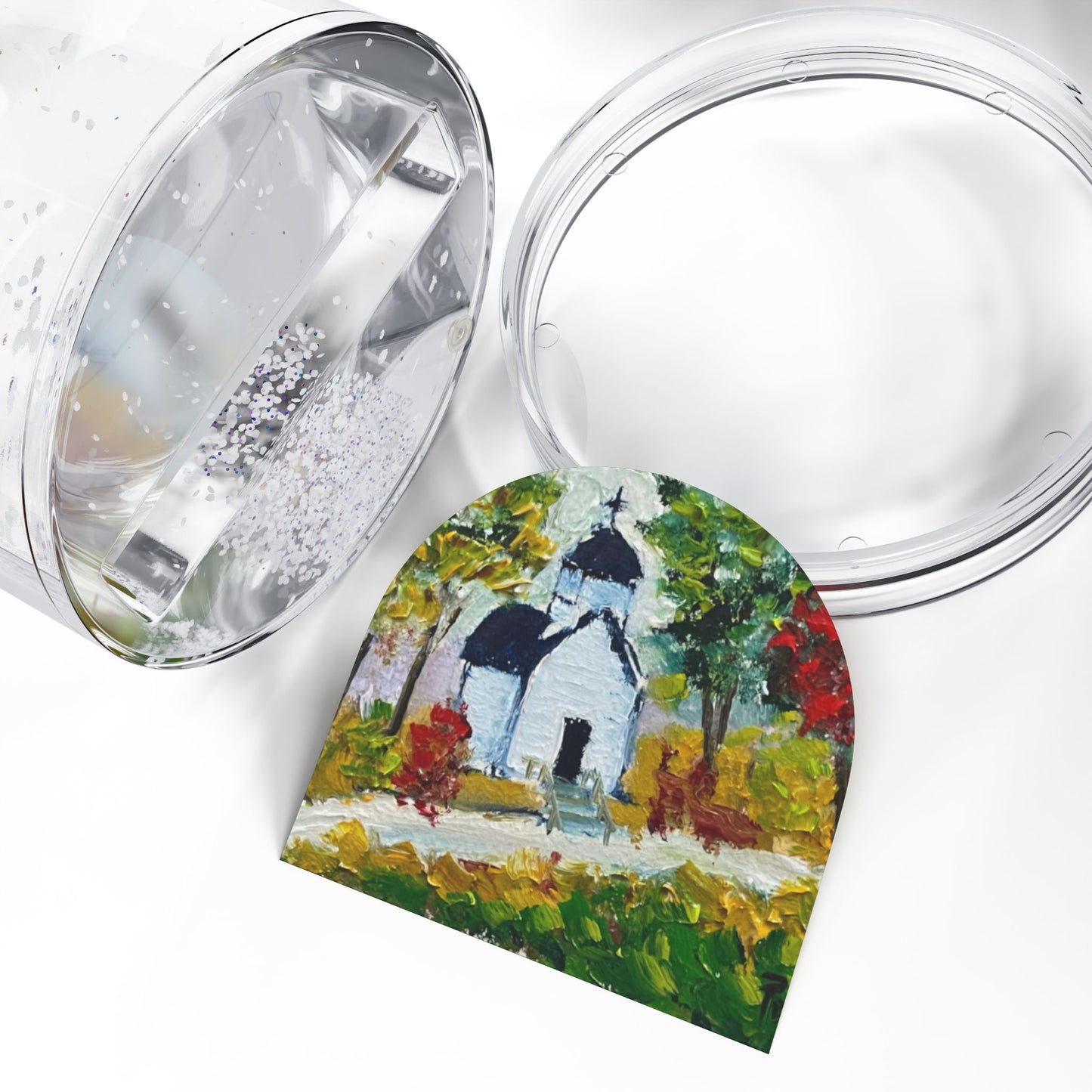 Snow Globe - Little White Church House