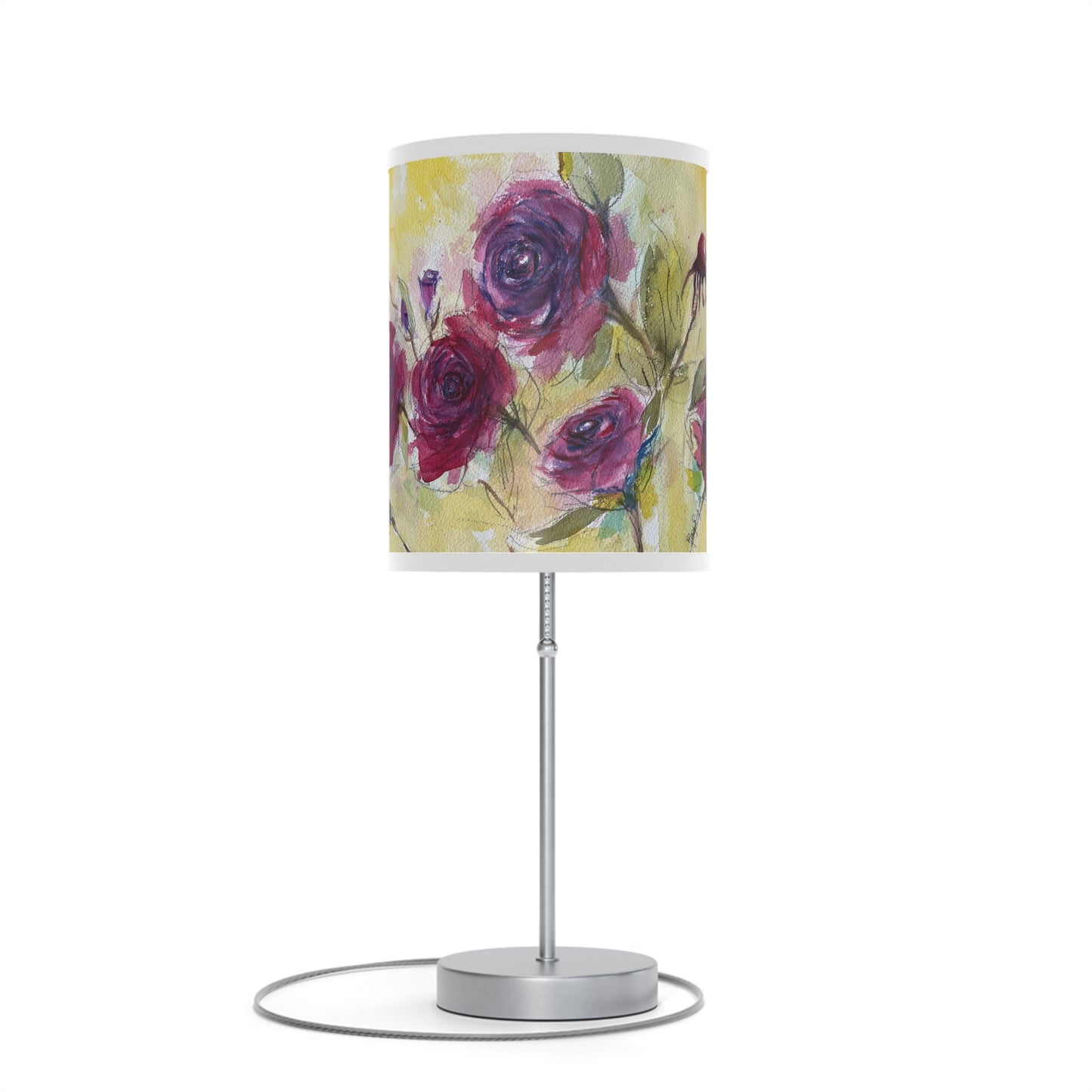 Lampe Fluffy Red Roses sur pied, prise US|CA