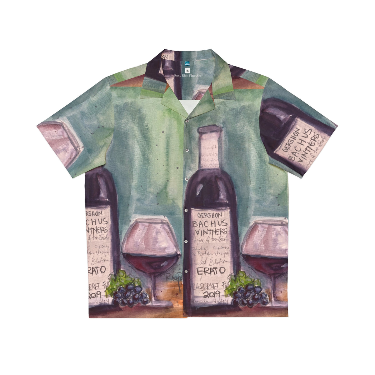 Men's Hawaiian Shirt- GBV-Erato -Large Print