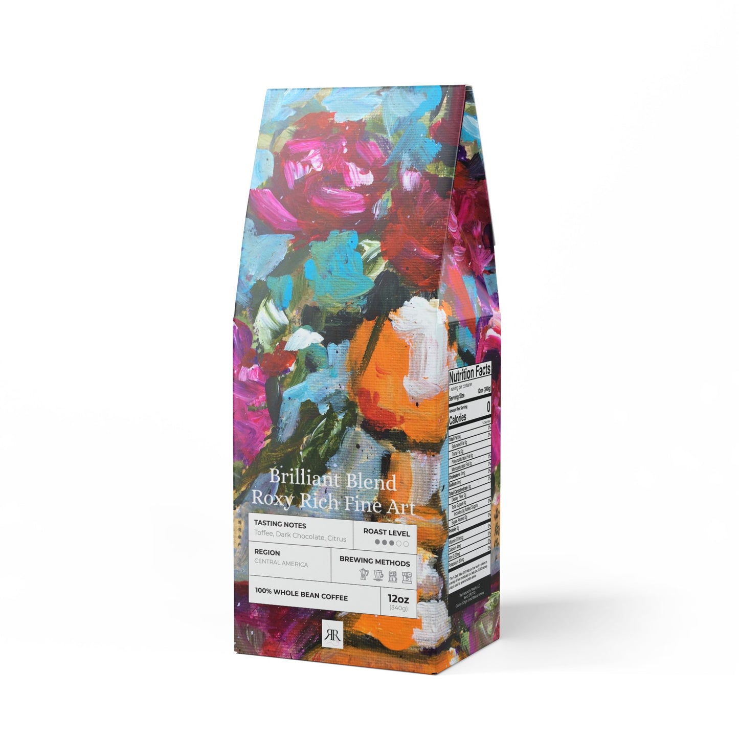 Roses in an Orange Goblet-Brilliant Blend (Medium Roast)