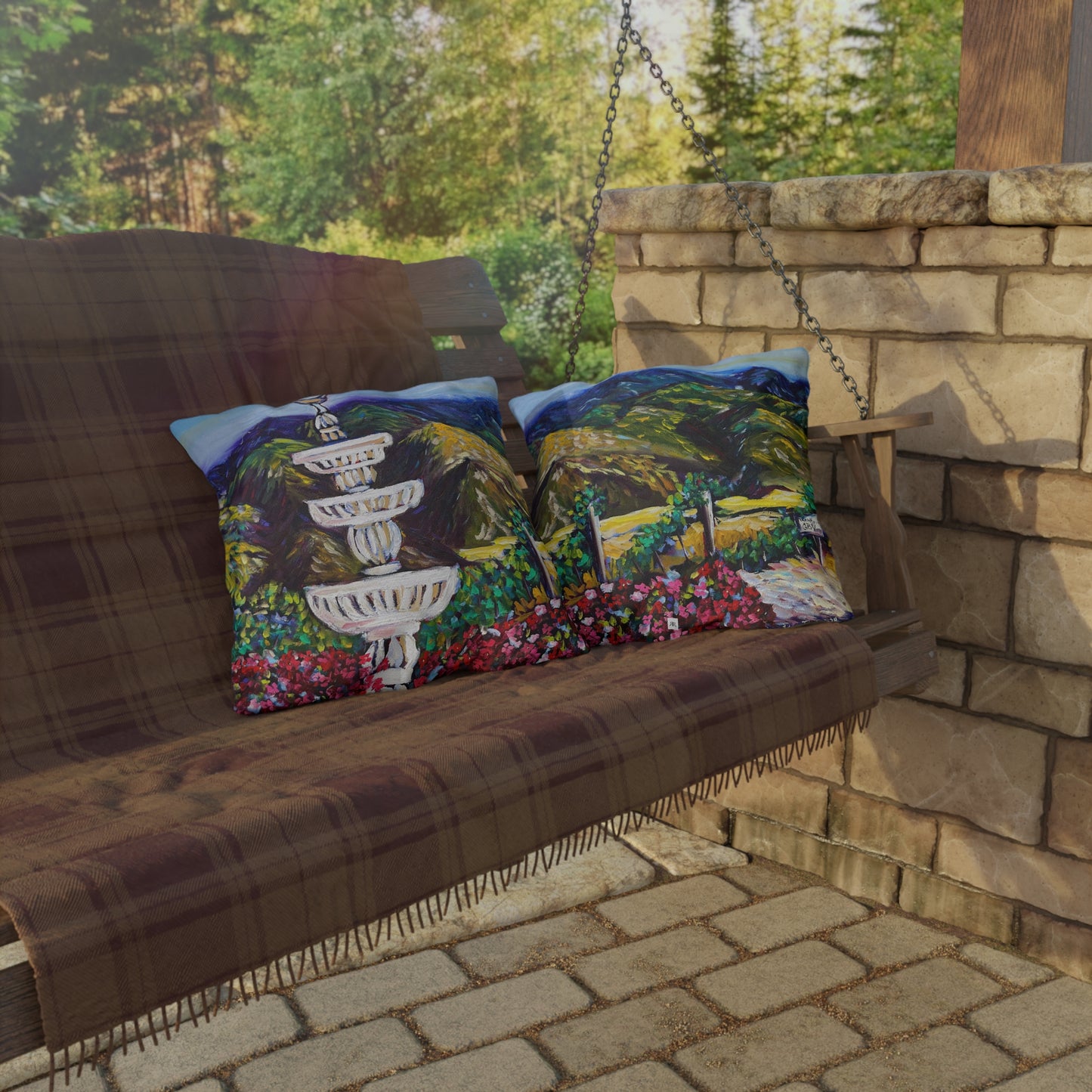 Fountain Vista at GBV Outdoor Pillows