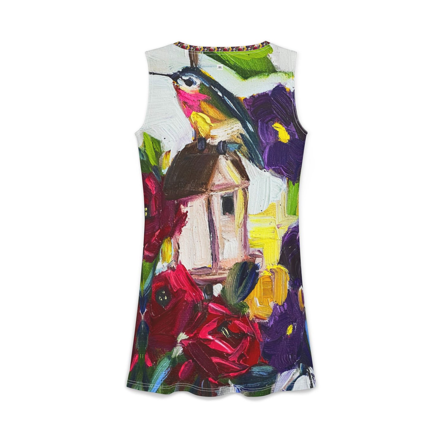 Women's Casual Dress — Light & Comfortable -Hummingbird by the Window