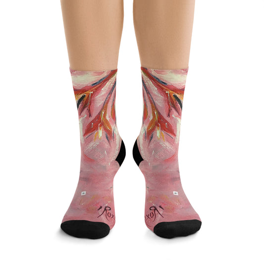 Chaussettes Colibri abstrait