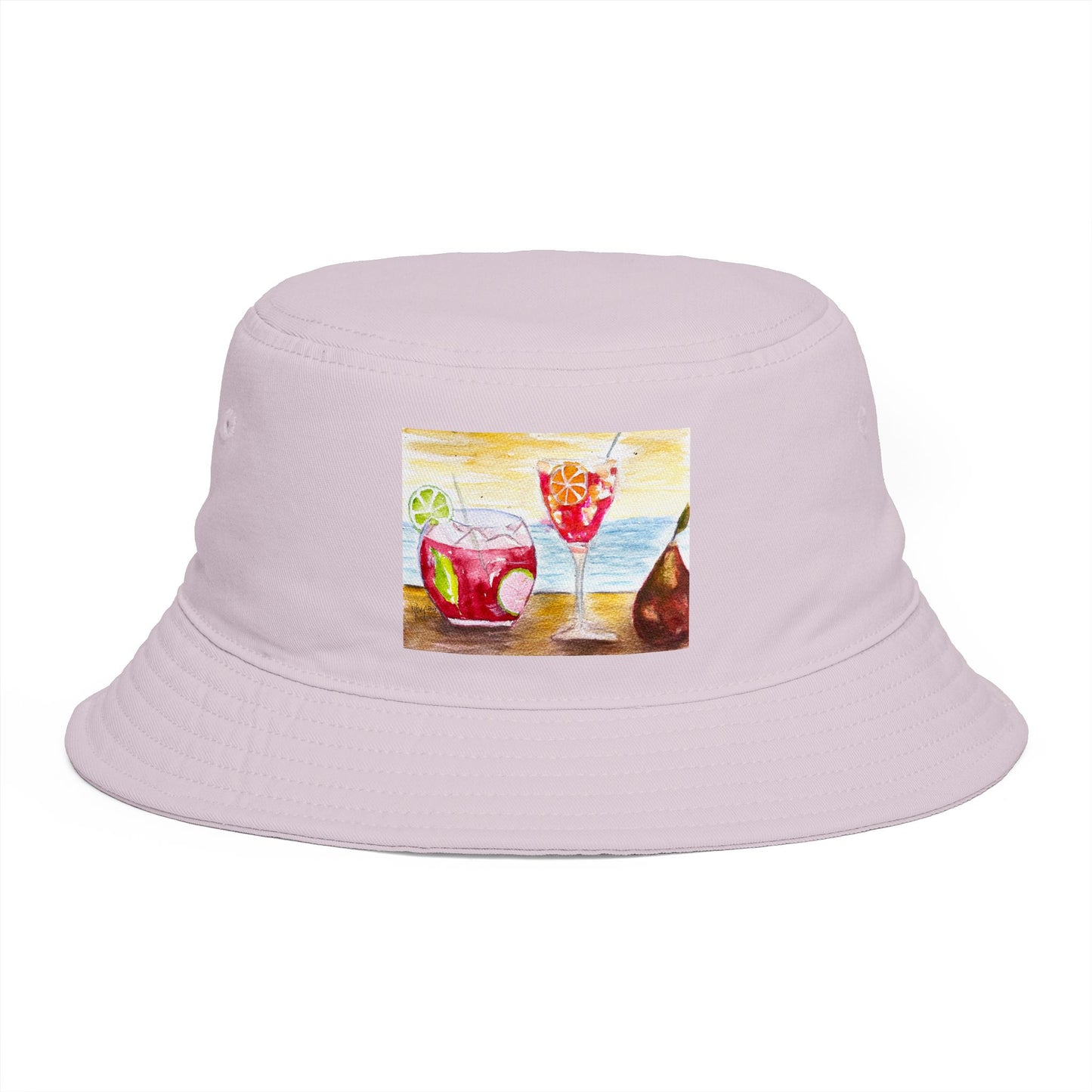 Roxy Rich Fine Art Summer Cocktails - Stylish Durable Bucket Hat