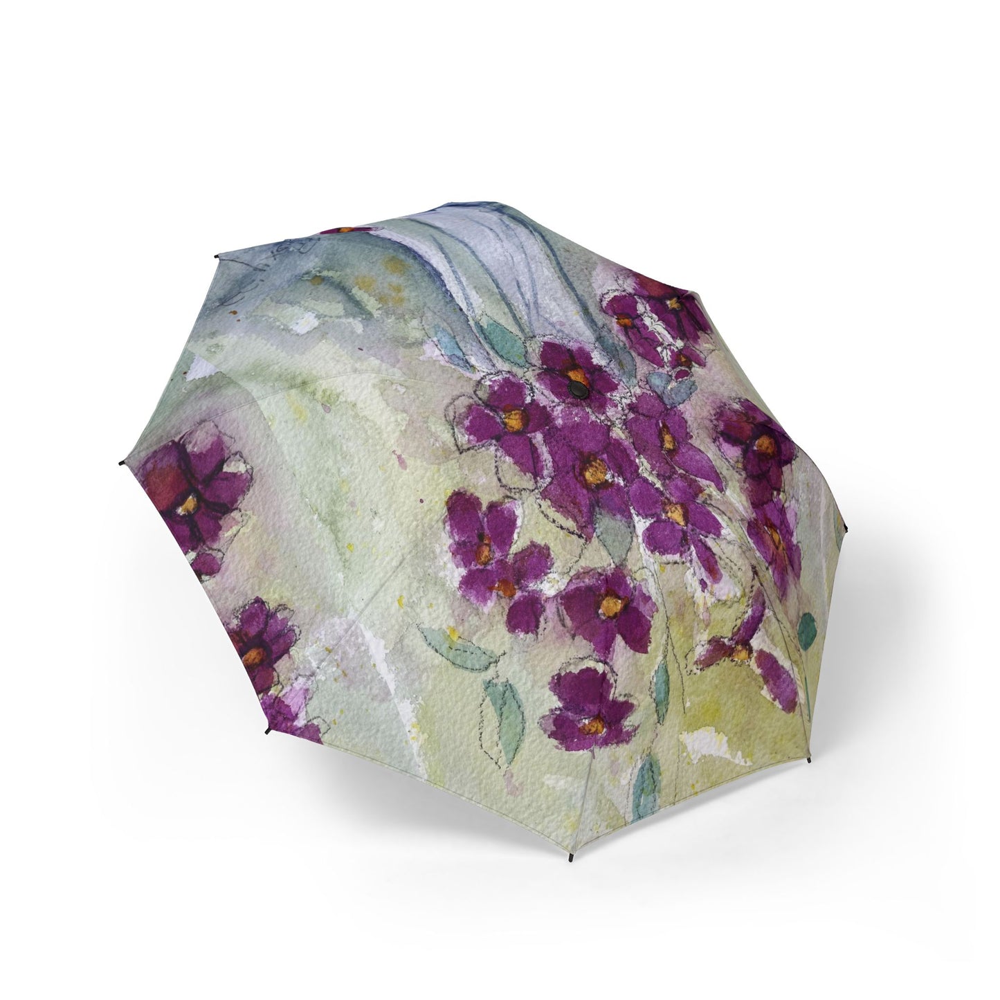 Umbrella- Pretty Pink Wildflowers