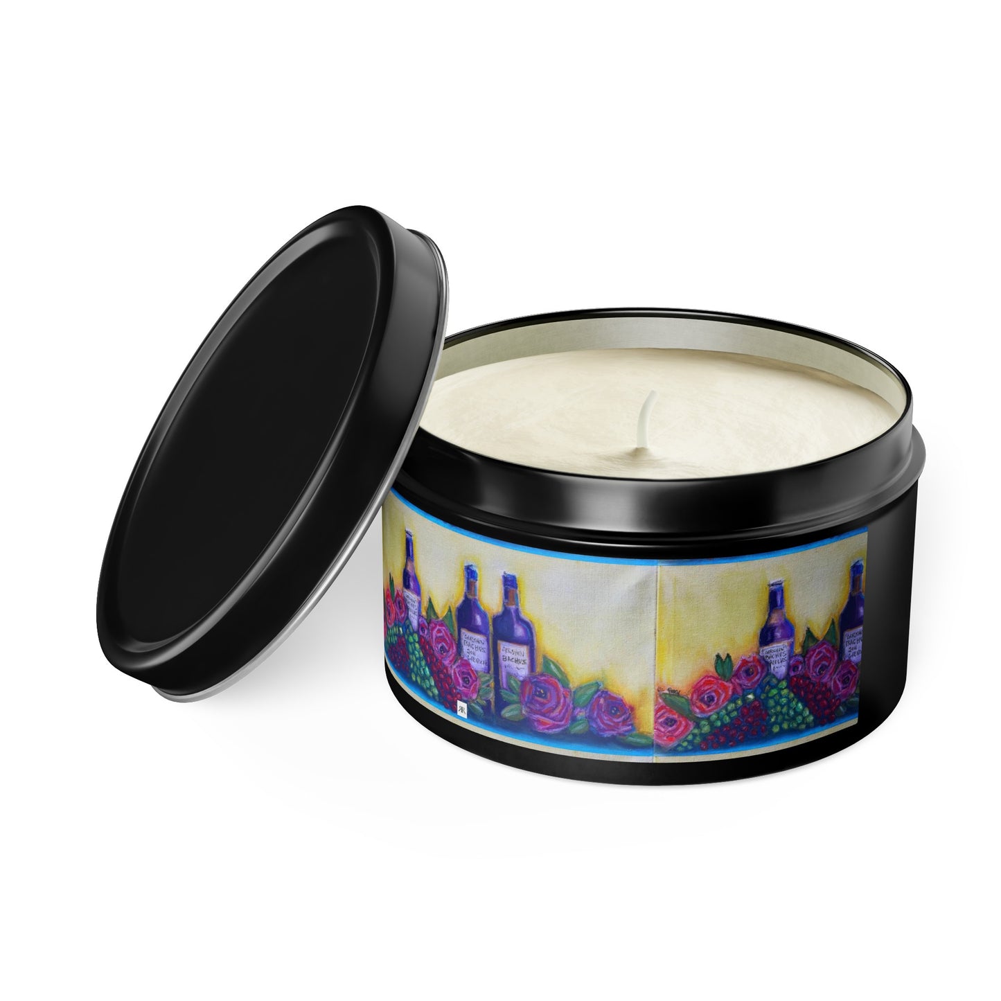 GBV Wine and Roses Tin Candle