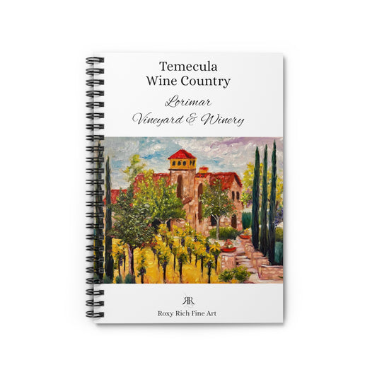 Temecula Wine Country "Lorimar" Spiral Notebook