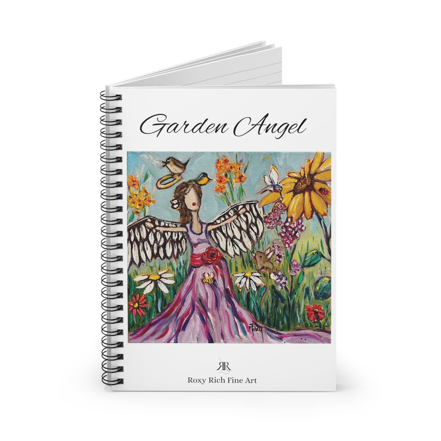 Garden Angel Spiral Notebook