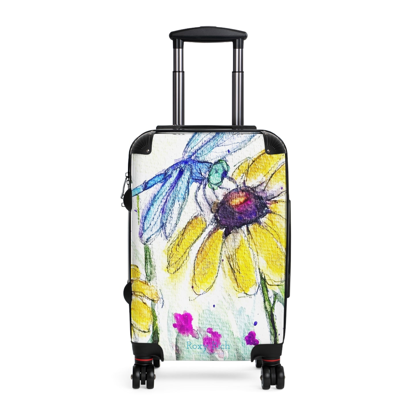 Blue Dragonfly Carry on Suitcase