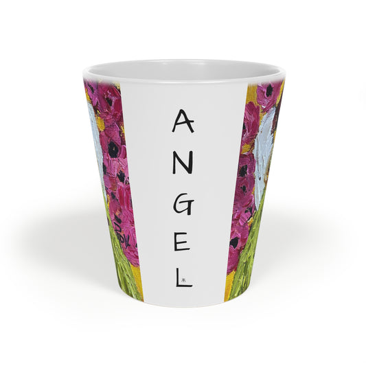 Angel of Blithe Latte Mug, 12oz