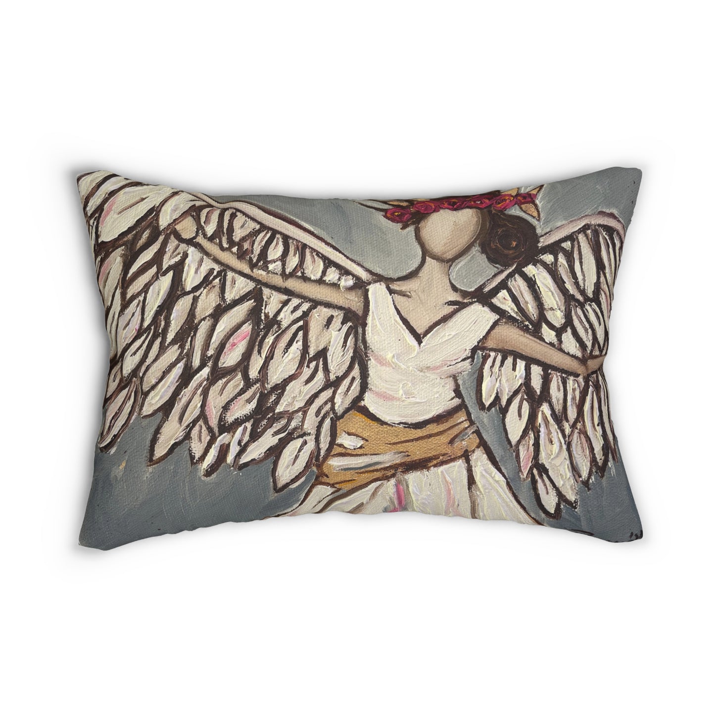 Angel Rising Lumbar Pillow