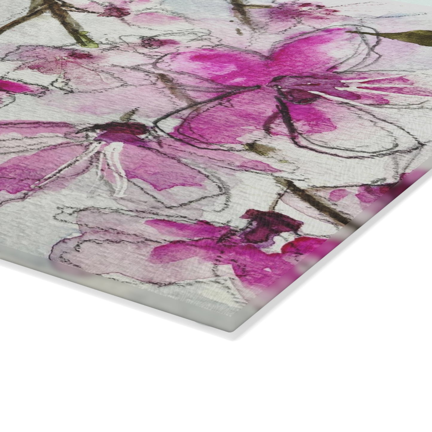 Cherry Blossoms Cutting Board