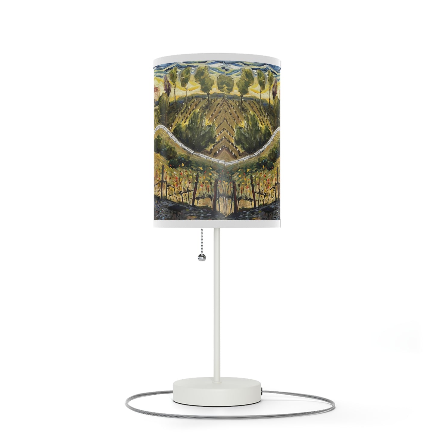 Sunset at the Villa GBV Winery Lamp on a Stand, US|CA plug