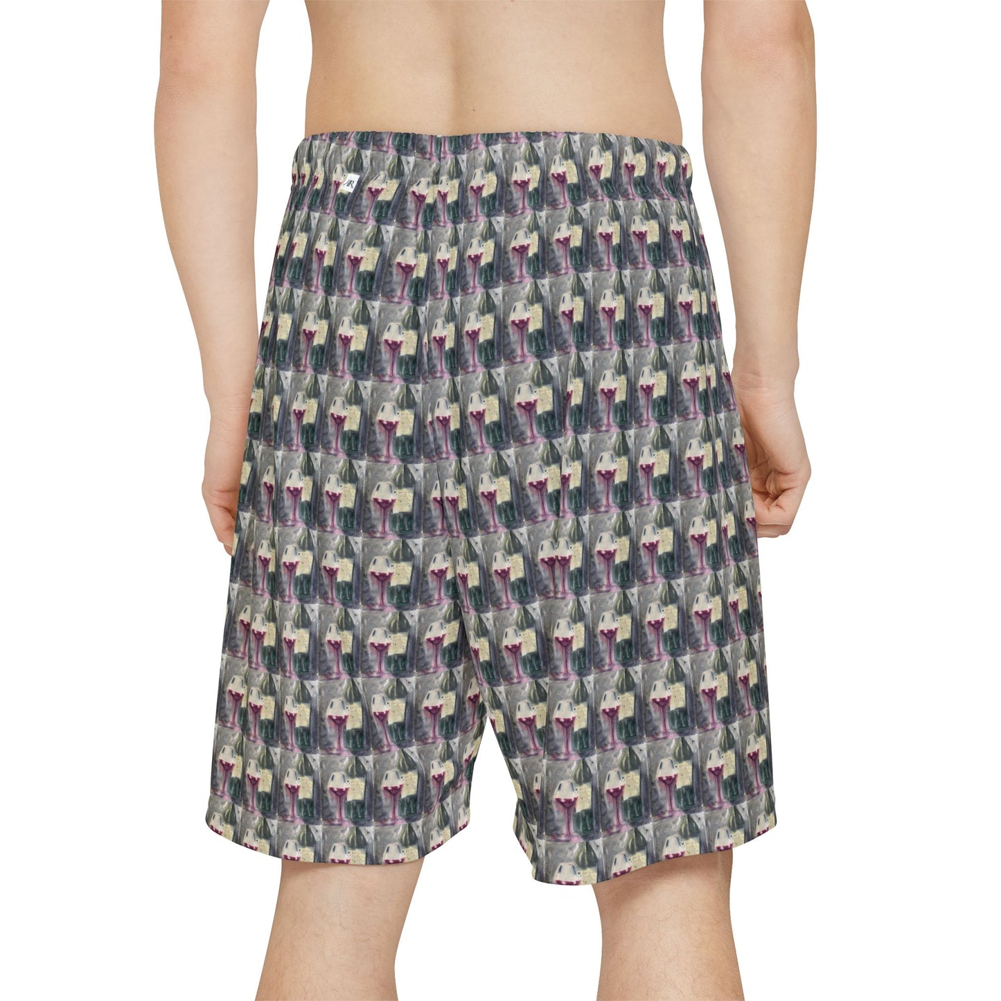 Men’s Sports Shorts - GBV Wine and Clique Glass