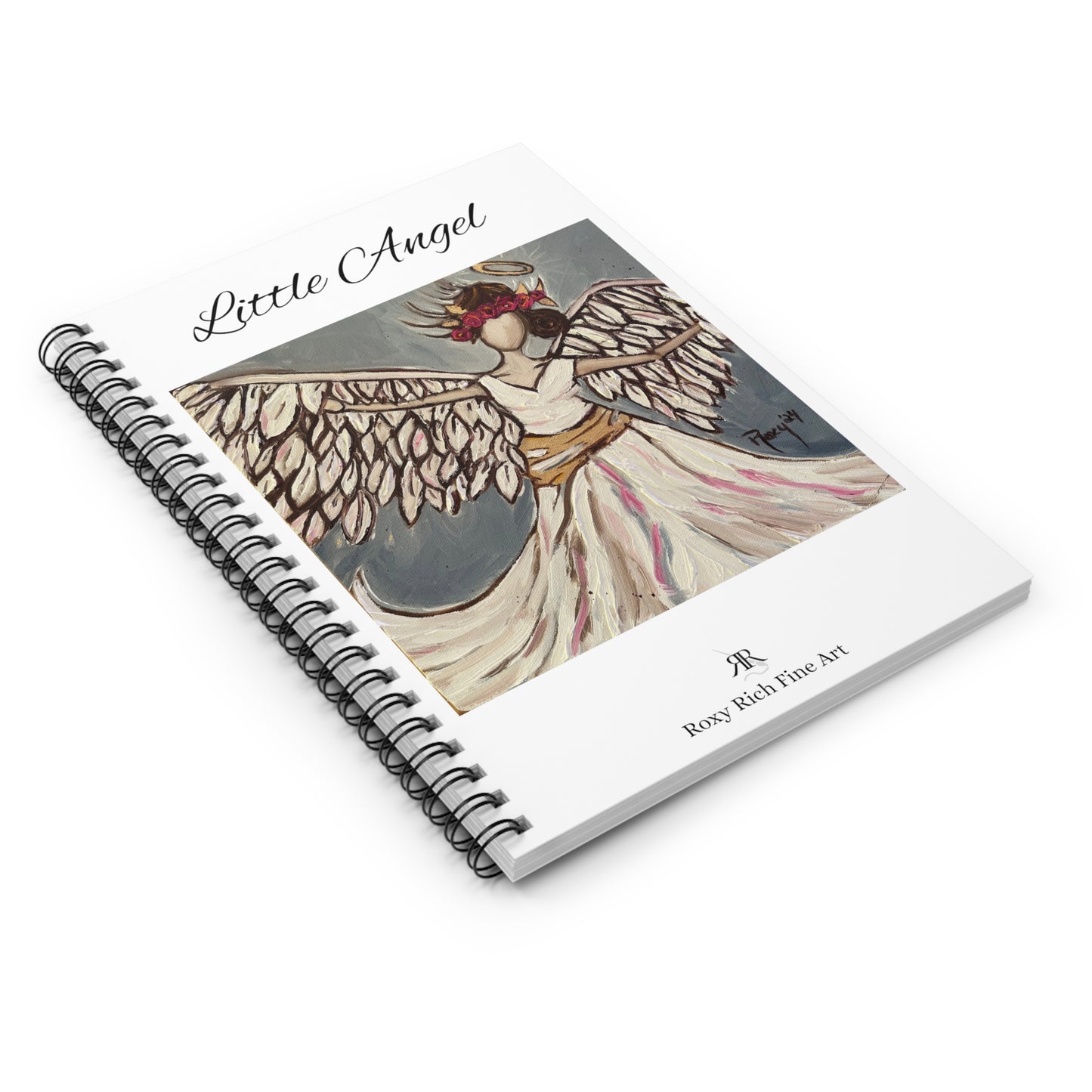 Little Angel " Angel Rising" Spiral Notebook