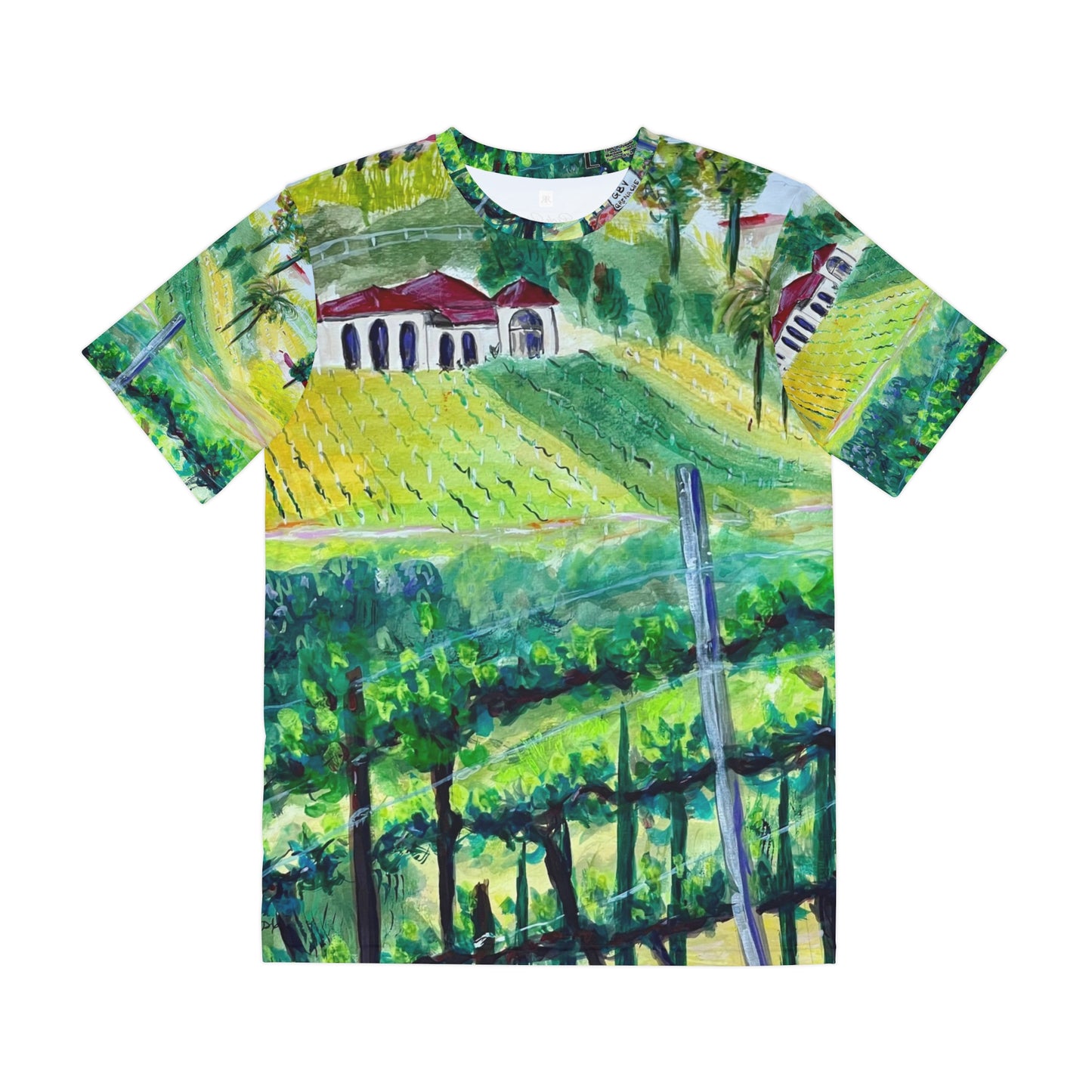 Men's Poly Tee - Grenache Vines- GBV