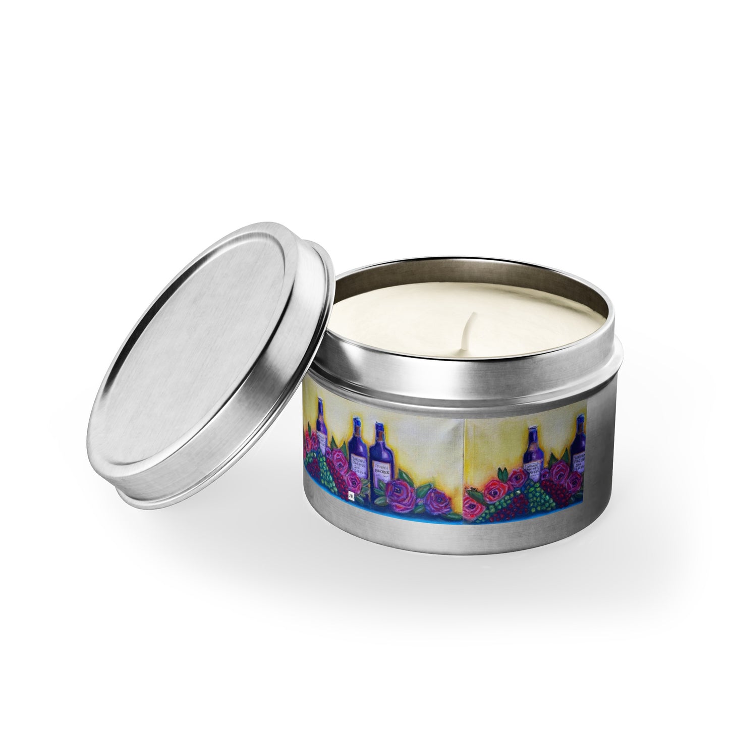 GBV Wine and Roses Tin Candle