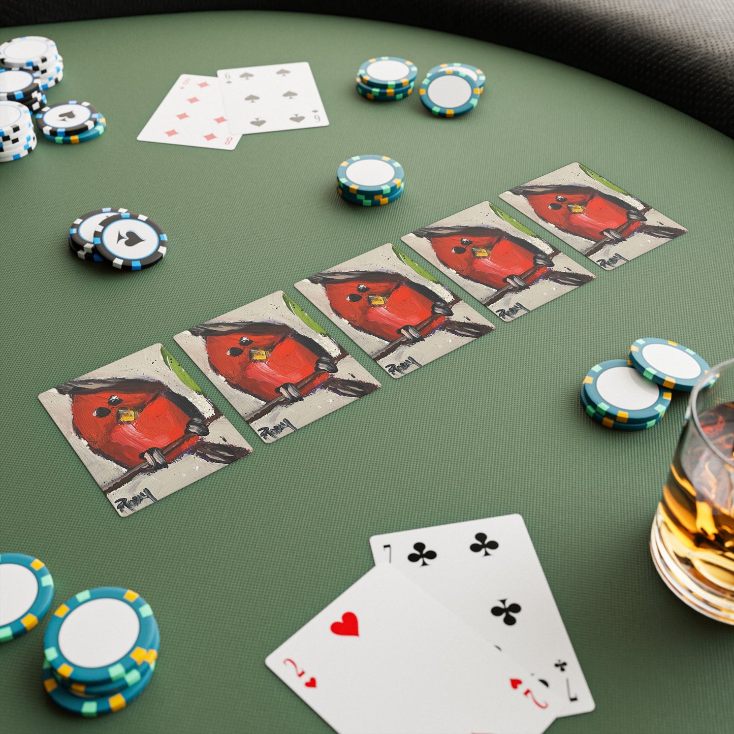 Cartes de poker/cartes à jouer fantaisistes Cardinal Chick