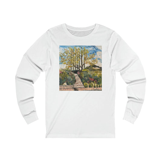 Árbol y jardín en GBV Unisex Jersey camiseta de manga larga