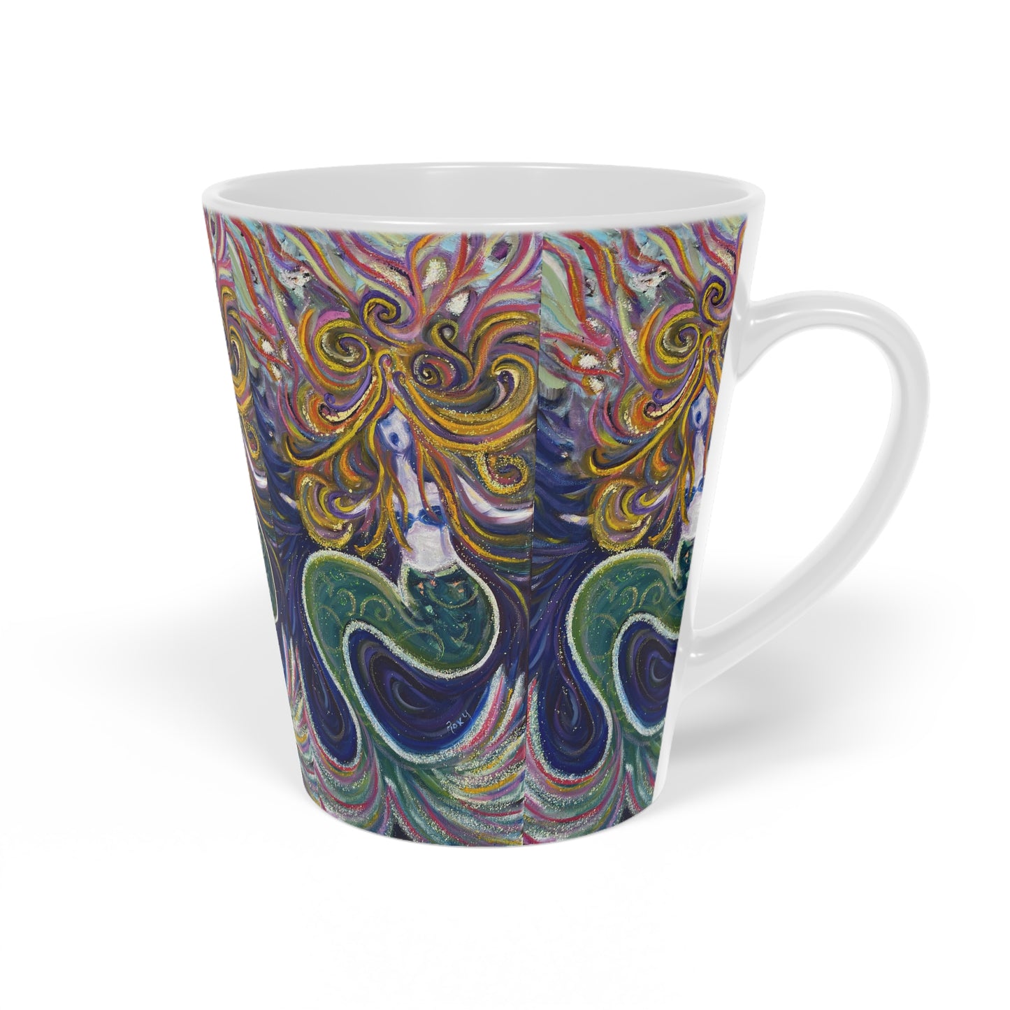 The Mermaid Latte Mug, 12oz