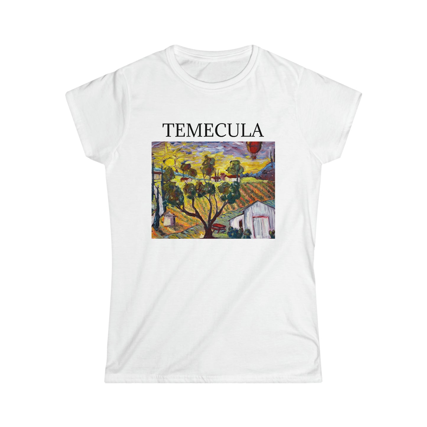 Ultimate Sunrise "TEMECULA" Women's Softstyle  Semi-Fitted Tee