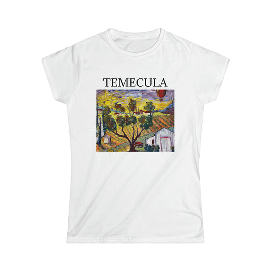 Camiseta semiajustada de estilo suave para mujer Ultimate Sunrise "TEMECULA"