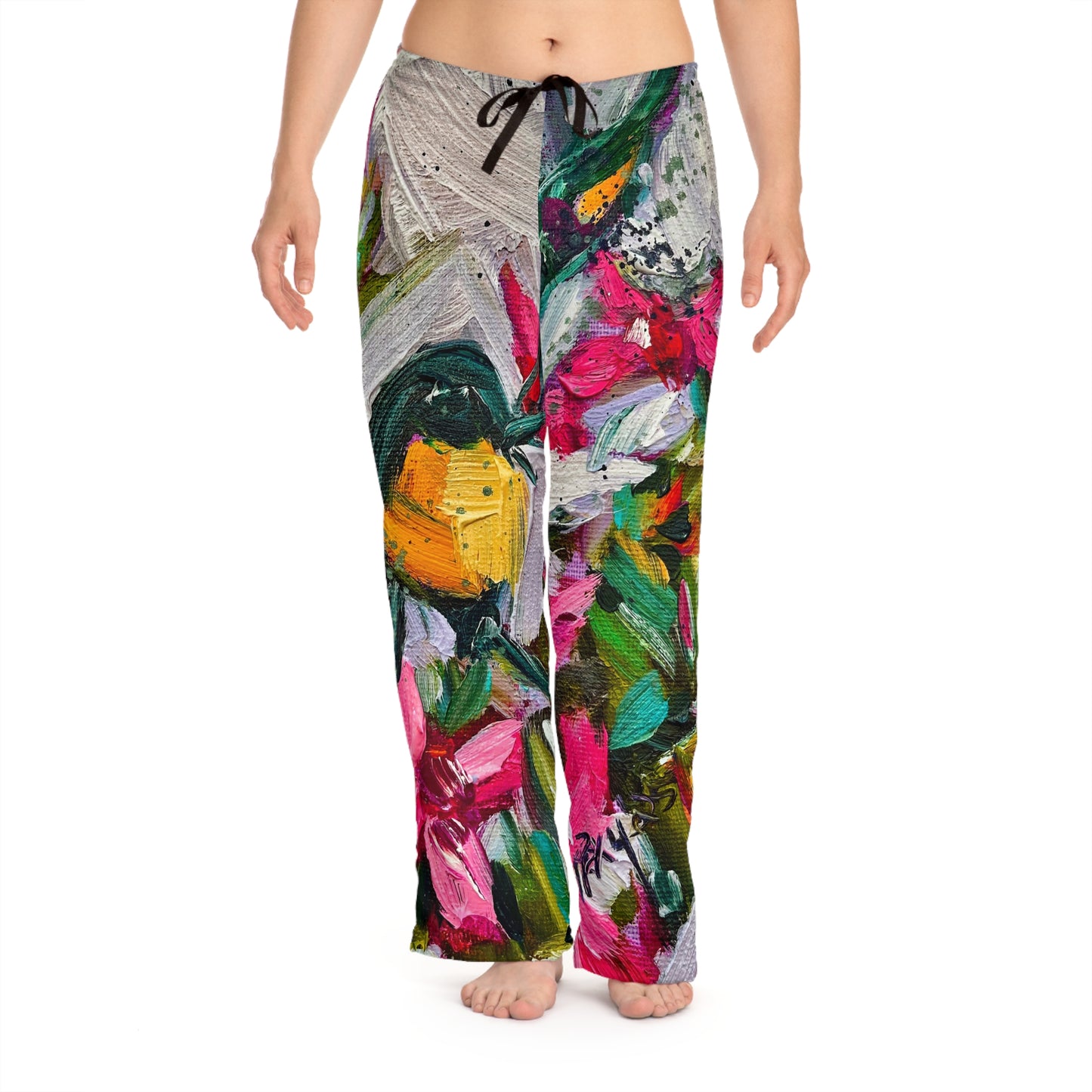 Pajama/Lounge Pants - Colorful Encounter-Goldfinch