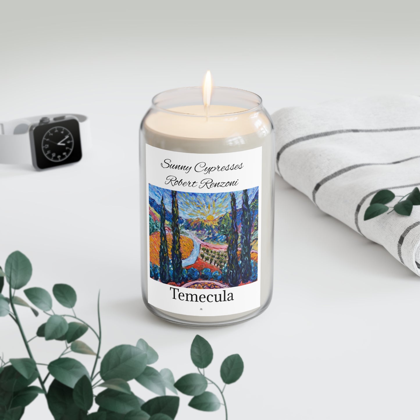Scented Candle, 13.75oz-Sunny Cypresses at Robert Renzoni -Temecula