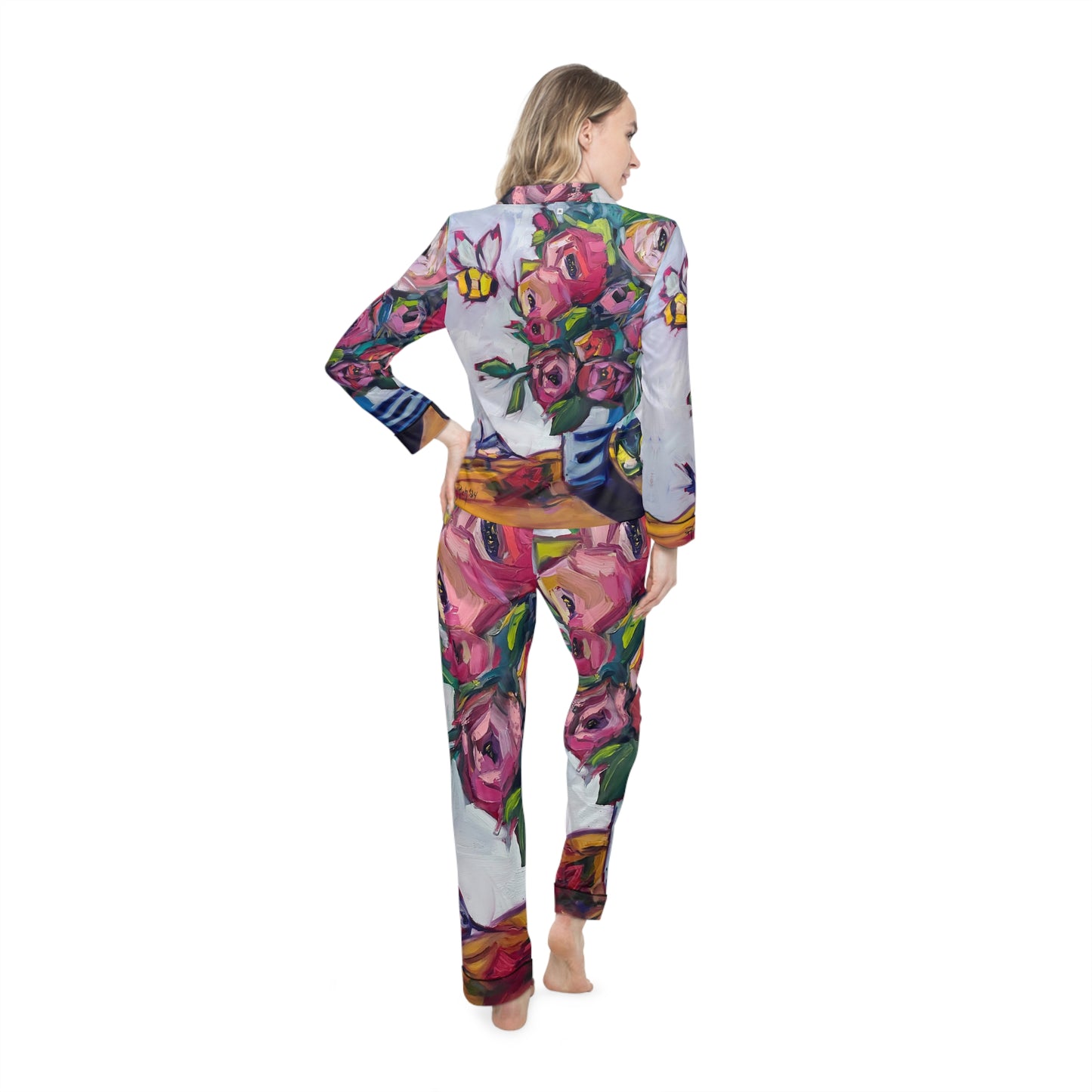 Satin Pajamas - Bee Blooms