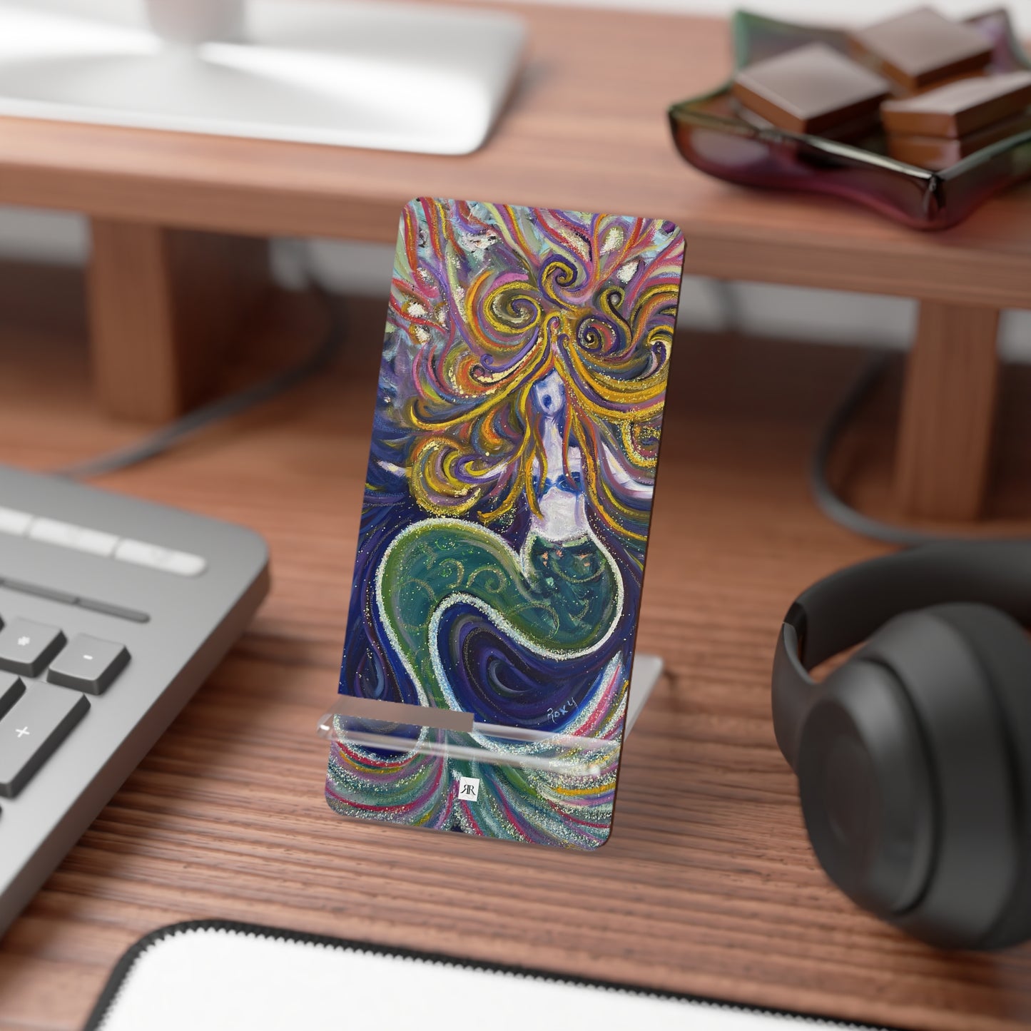 Screaming Siren-Mermaid- - Phone Stand