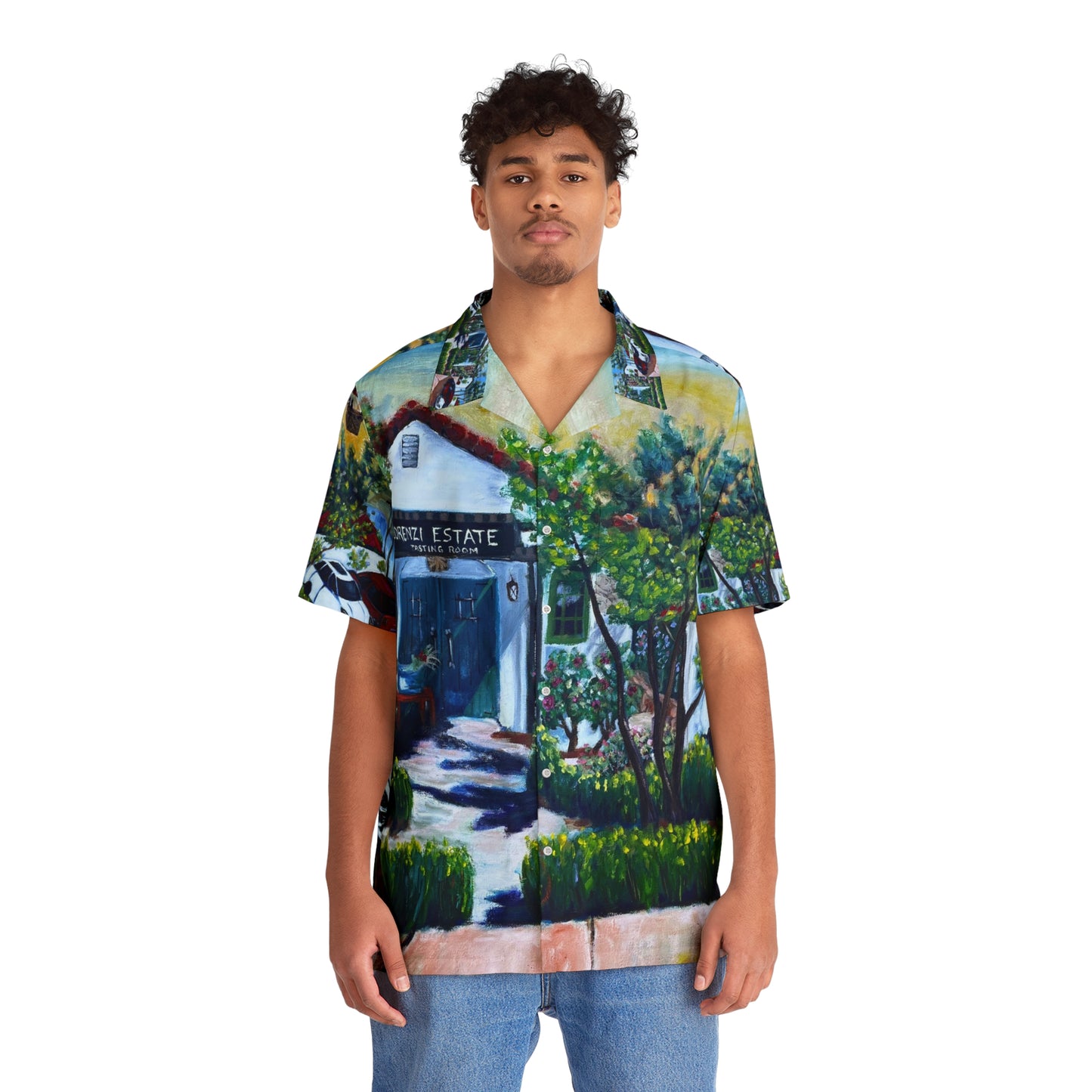 Men's Hawaiian Shirt-Lorenzi Estate 2024