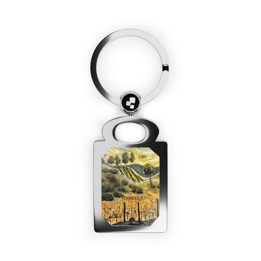 Sunset at the Villa GBV Temecula Rectangle Photo Keyring