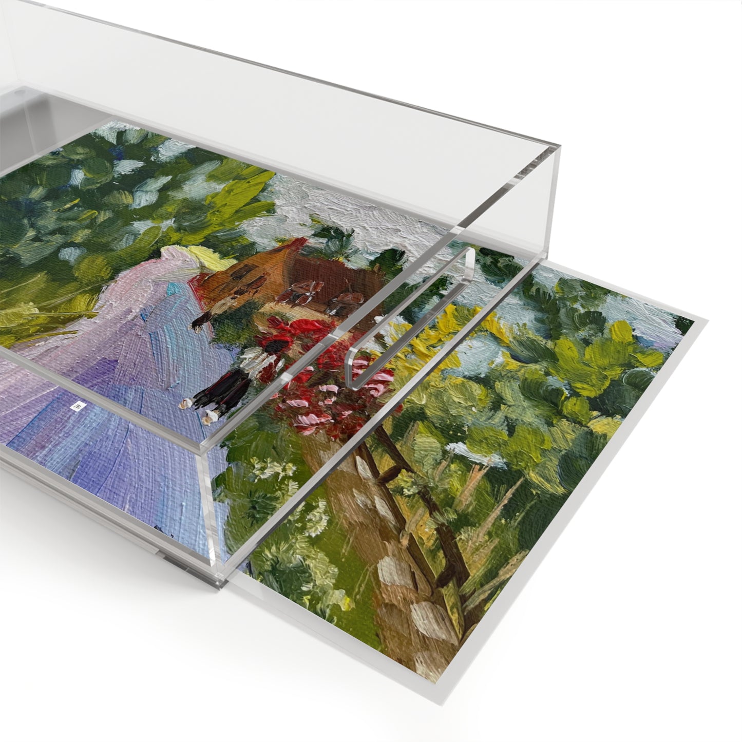 Acrylic Tray -Summer Stroll in Snowshill-Cotswolds