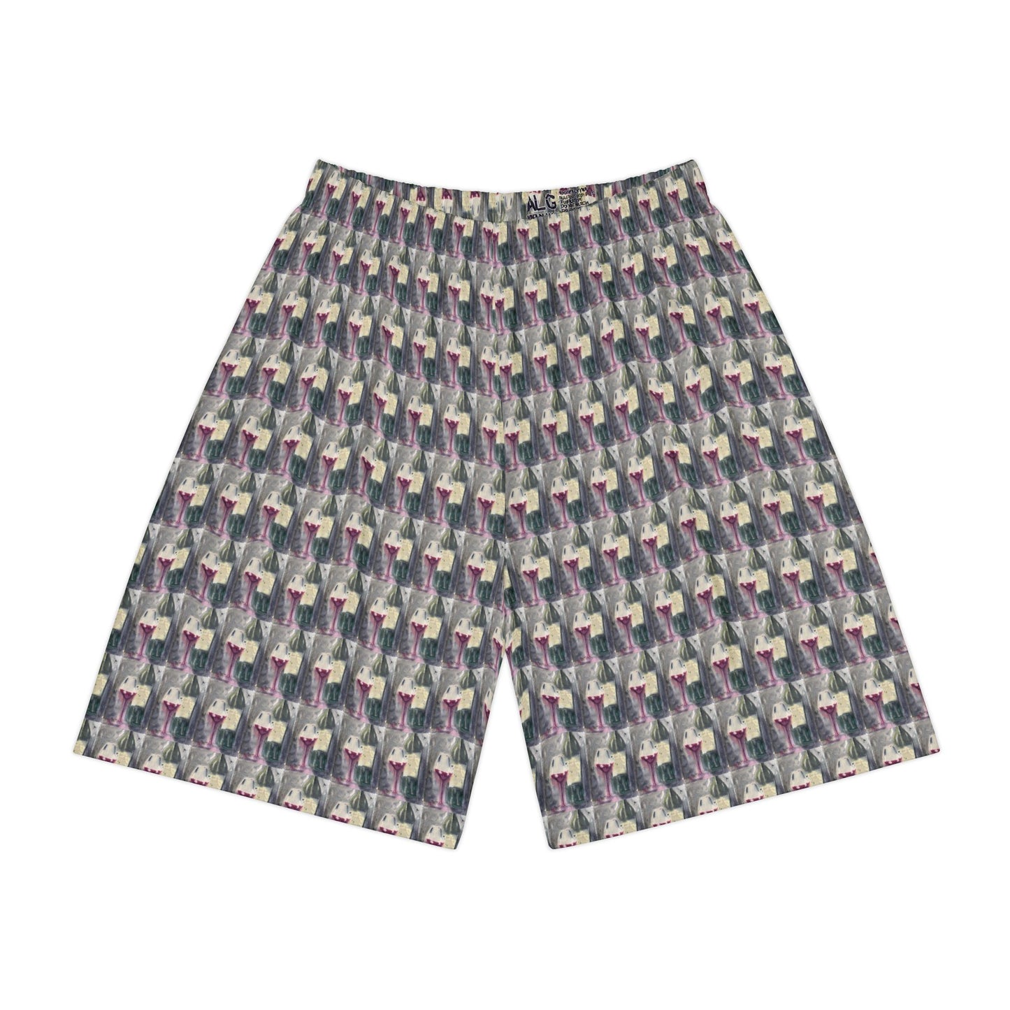 Men’s Sports Shorts - GBV Wine and Clique Glass