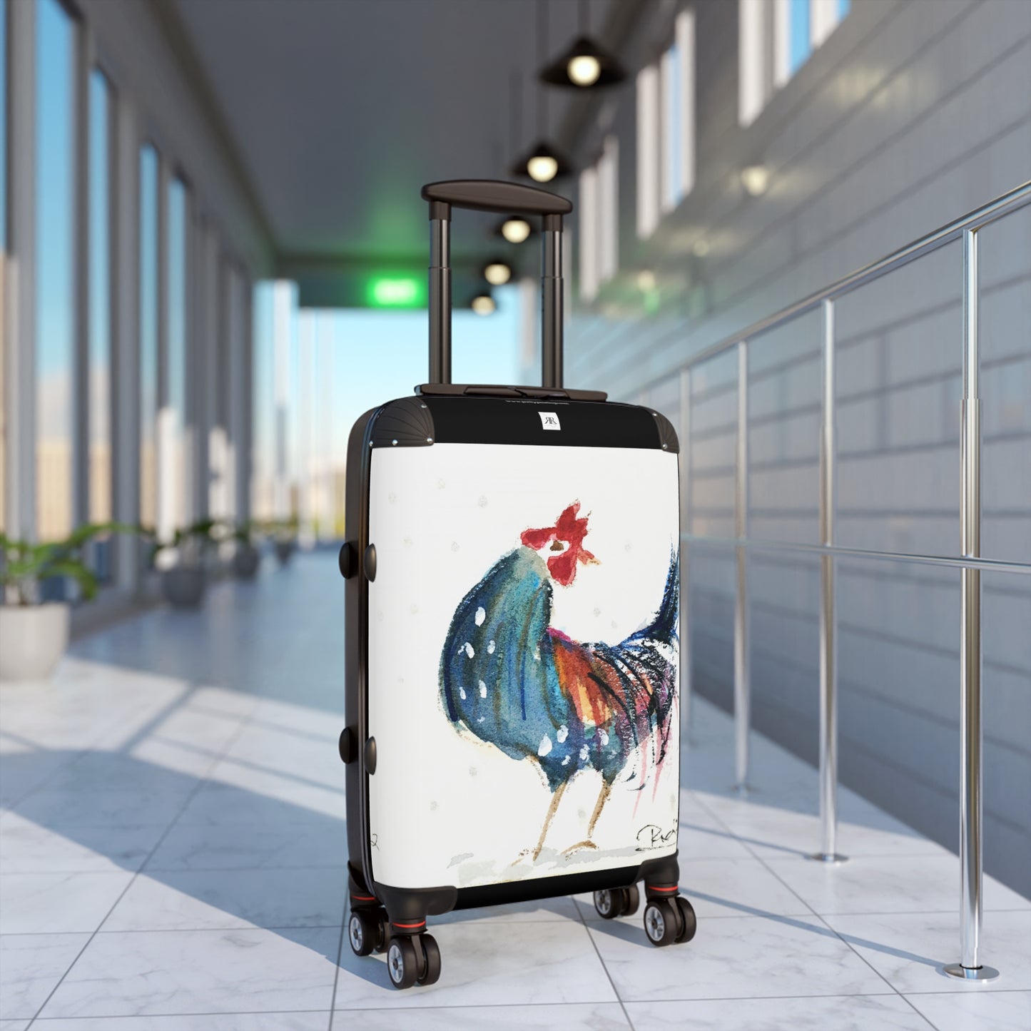 Blue Rooster Carry on Suitcase