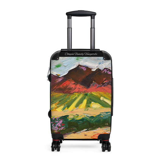 Mountain View Chapin Family Vineyards Carry on Suitcase (Choose from 3 sizes)