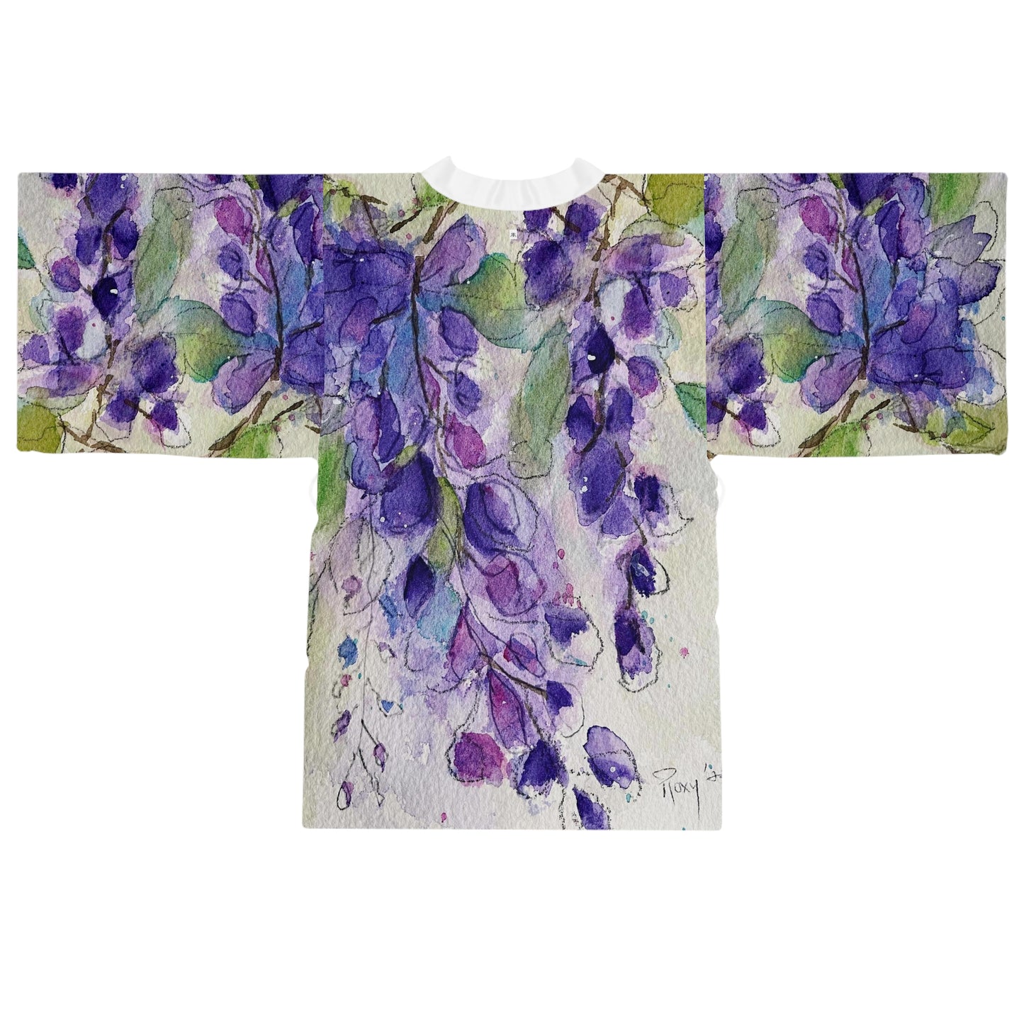 Kimono Robe -Purple Wisteria