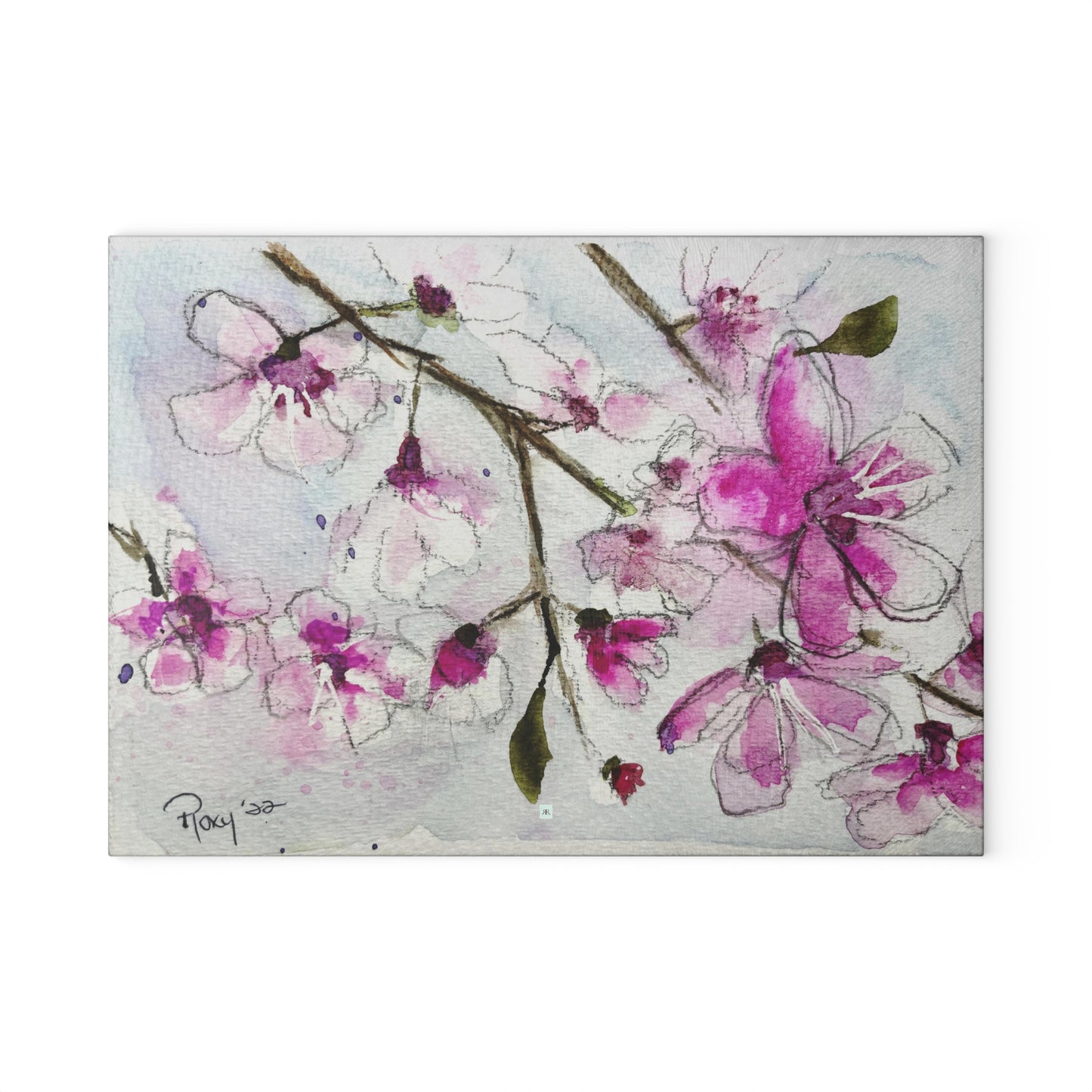 Cherry Blossoms Cutting Board