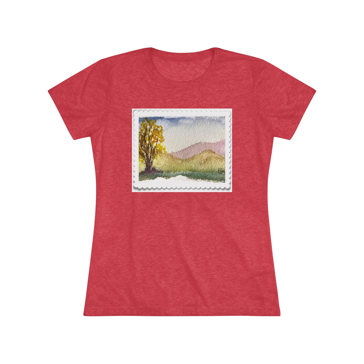 Cottonwood- Women's fitted Triblend Tee  tee shirt