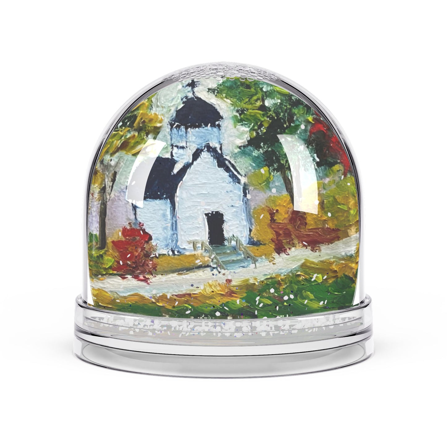 Snow Globe - Little White Church House