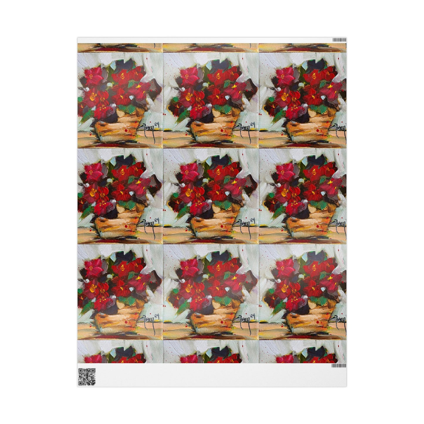 Wax Begonias (3 Sizes) Wrapping Papers