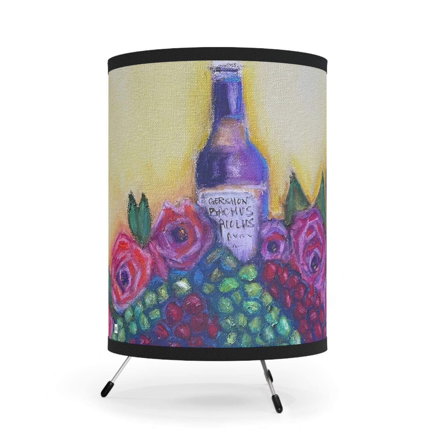 GBV Wine and Roses Tripod Lamp