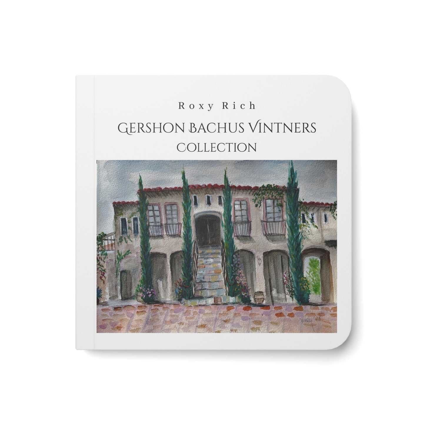 Gershon Bachus Vintners Collection Board Book — Roxy Rich Vineyard Landscapes Gift