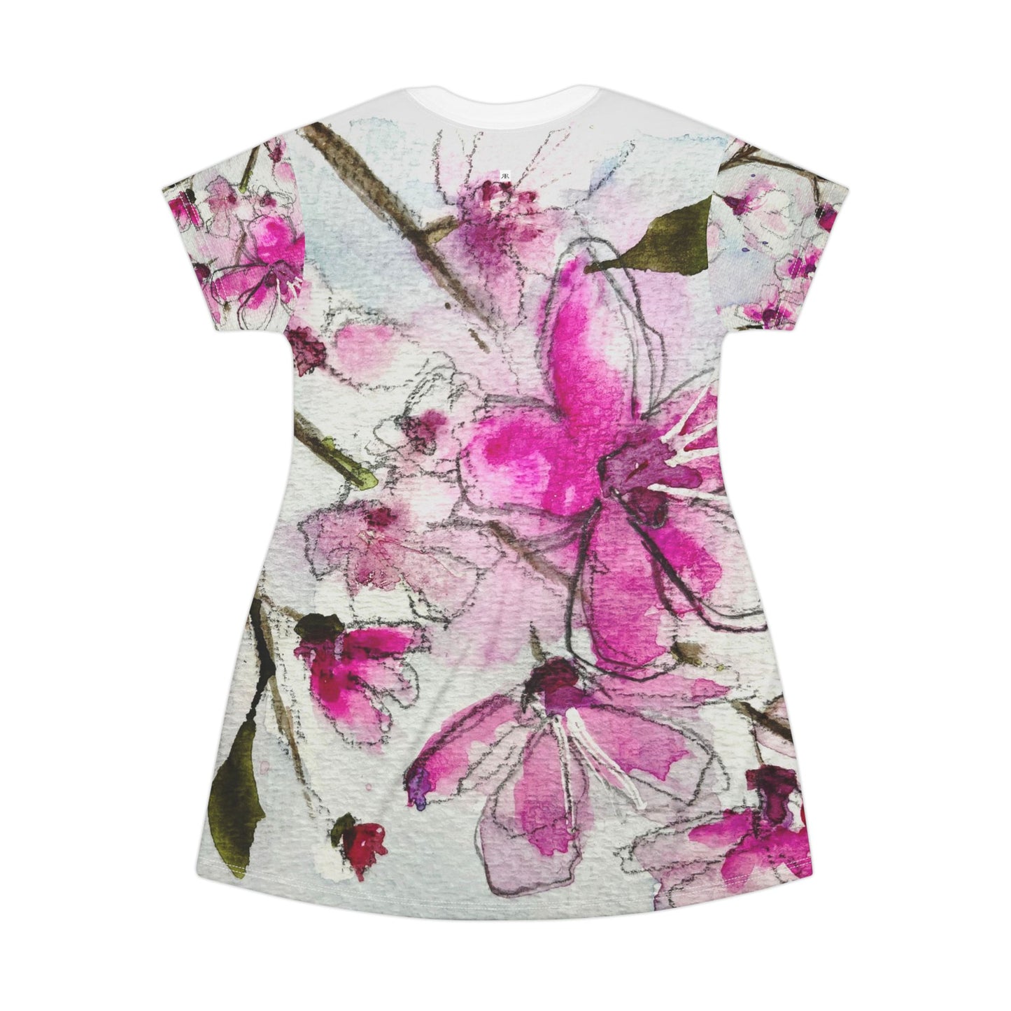 T-Shirt Dress -Cherry Blossoms