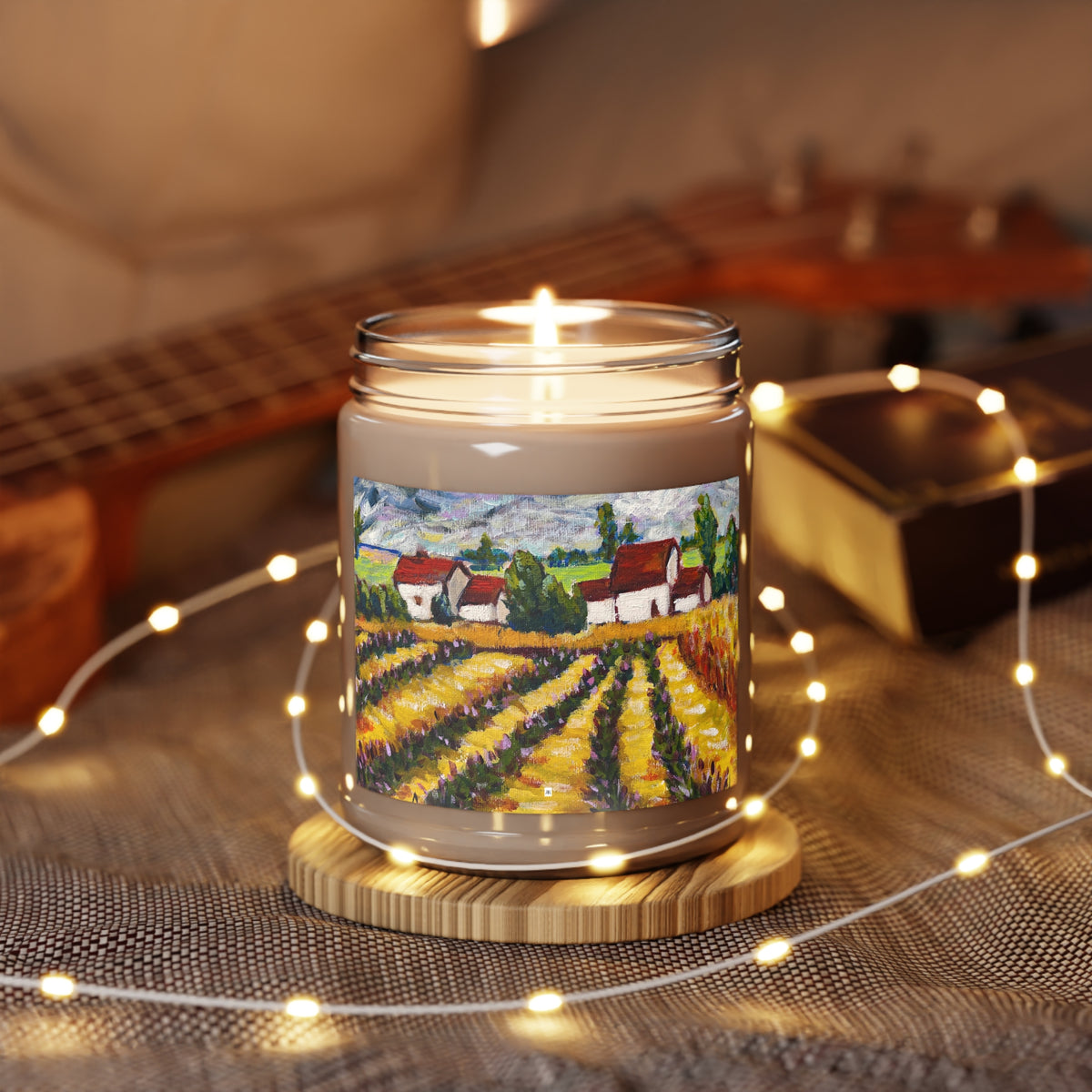 Scented Candle 9oz-Charming Lavender Farm