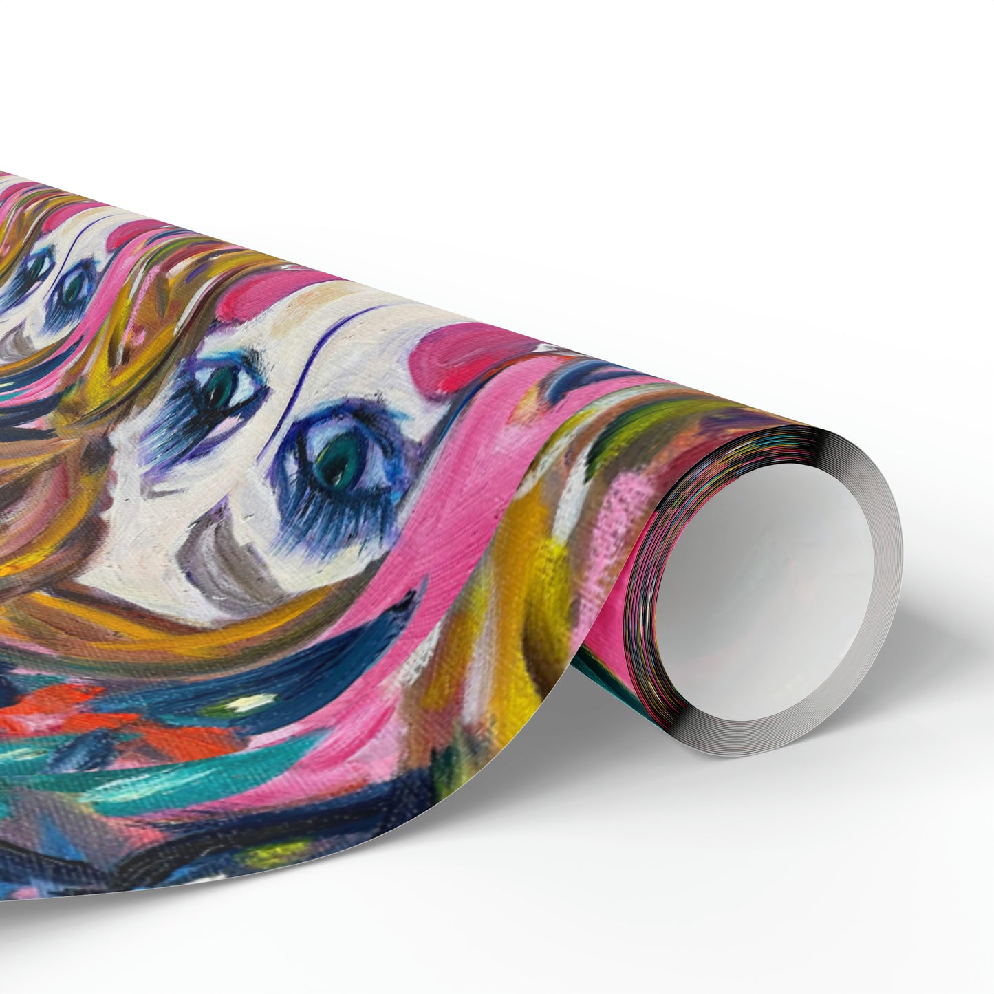 Lady with Irises (3 Sizes) Wrapping Papers