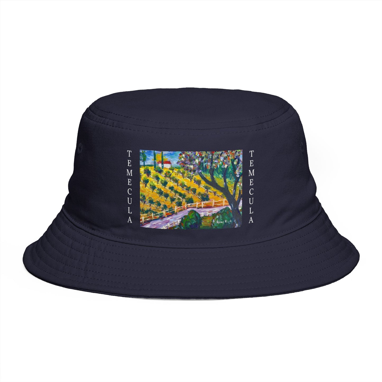 Roxy Rich Fine Art  Rancho California Road TEMECULA - Bucket Hat — Stylish Durable Travel Hat