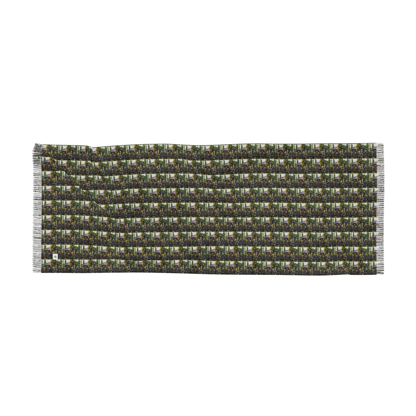 Colorful Scarf — Artistic Lightweight Neck Wrap- Temecula Lavender Co. Farm