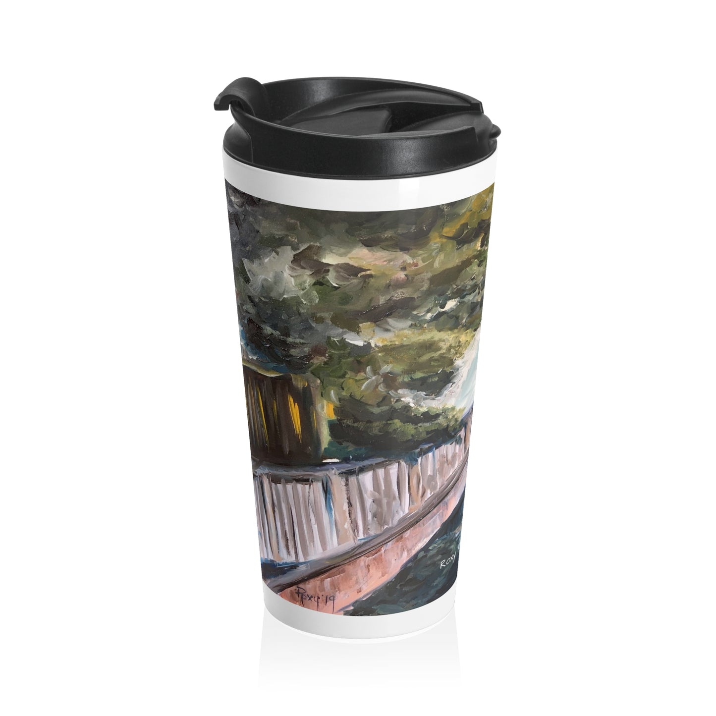 Pont vers Dorking Tasse de voyage en acier inoxydable