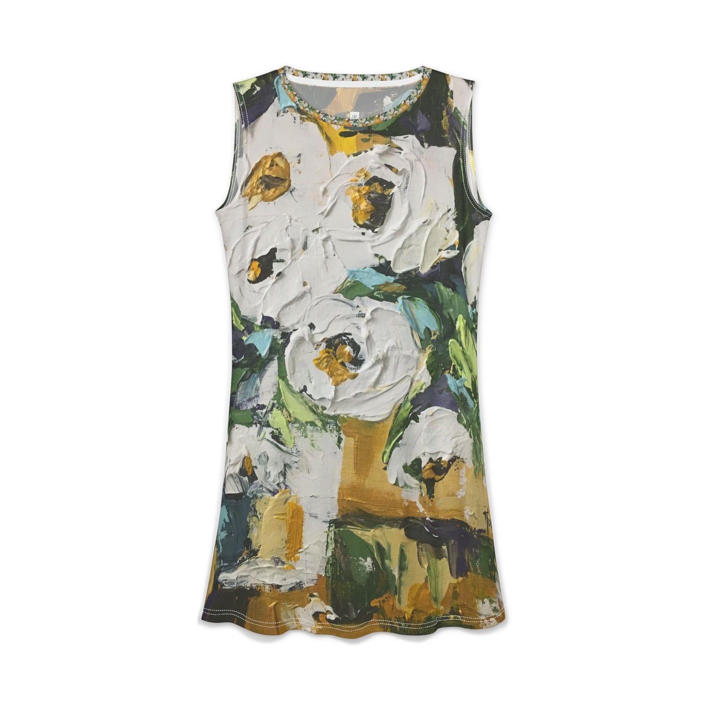 Women's Casual Dress — Light & Comfortable -Shabby Roses Gold